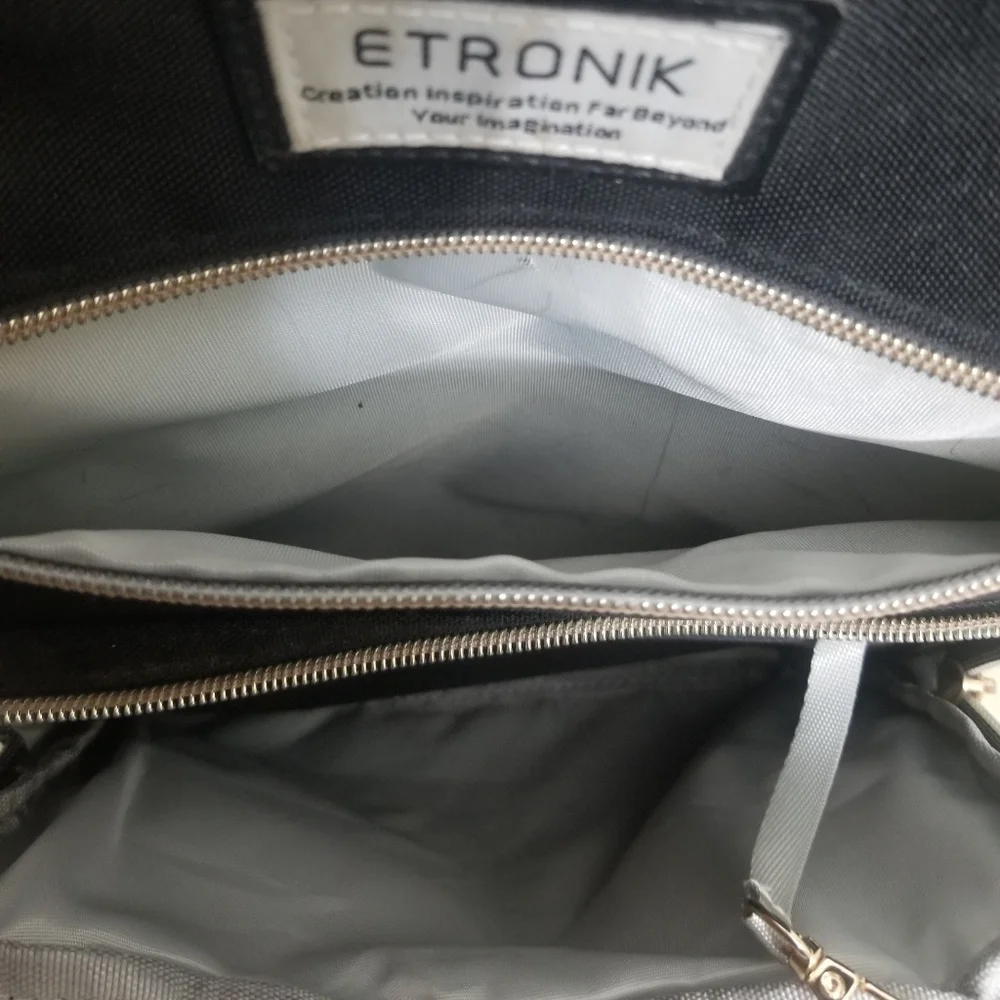 VGUC intricate laptop-friendly backpack w matching lunchbag - Picture 6 of 13